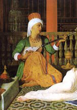 particolare -Odalisca con schiava -Ingres 1839
