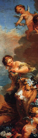 Particular of -Il ratto d'Europa-Boucher 1732