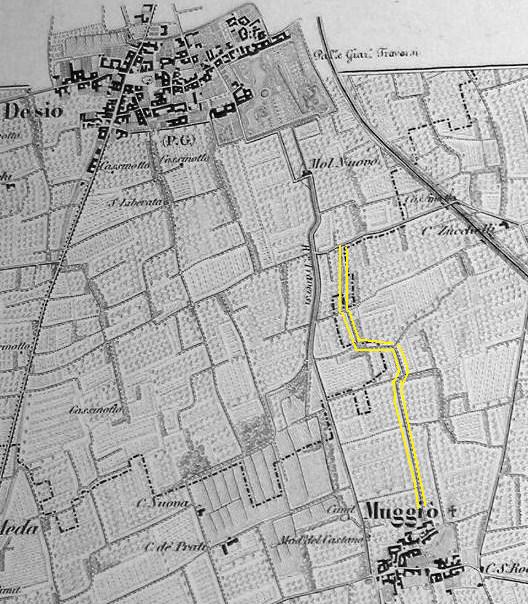 Mappa militare 1838